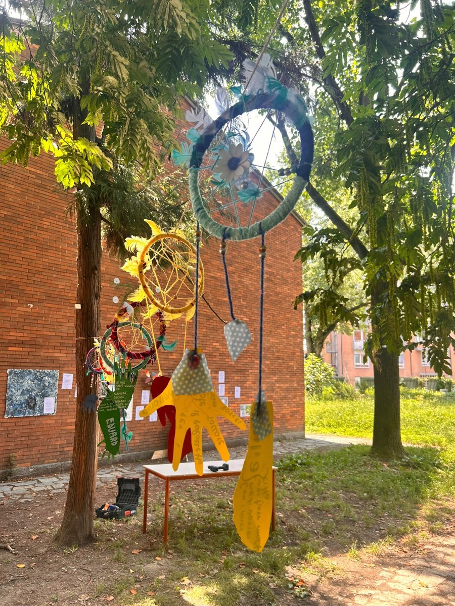 Acchiappasogni realizzati dagli studenti