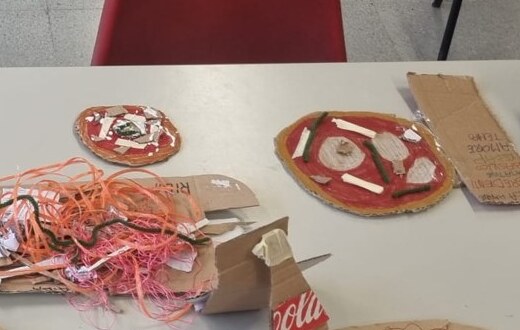 Manufatti di creta realizzati durante il laboratorio