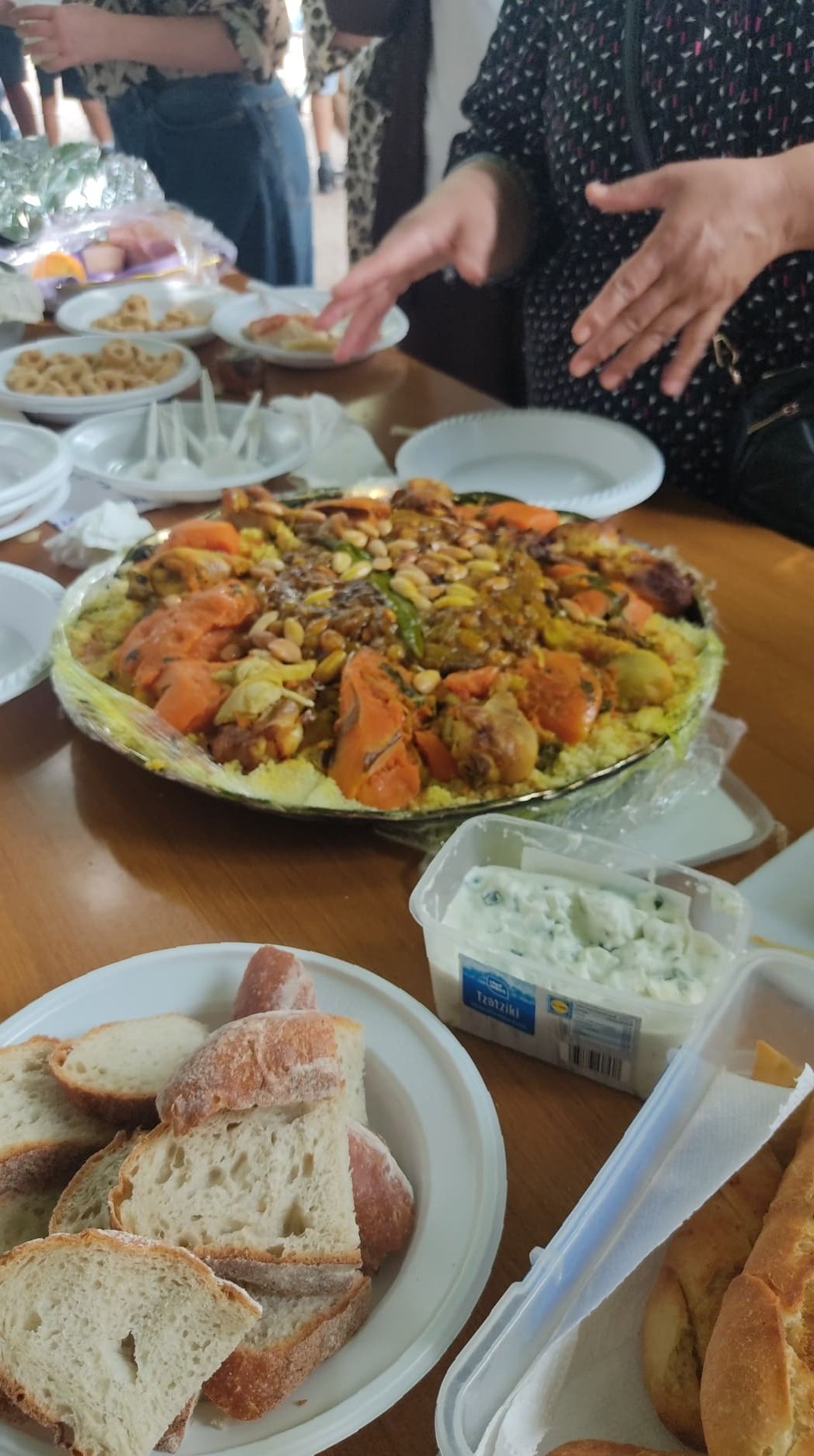 Piatti preparati per il buffet interculturale all’I.C. Bobbio Novaro